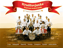 Tablet Screenshot of hradcovjanka.cz